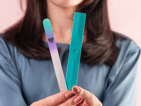 Czech glass nail file crystal file nano glass file nail file and buffer nail file for natural nails