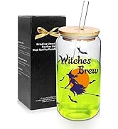 ANOITON Halloween Mug - Halloween Decorations Indoor Halloween Cups with Witch Decor Witches Brew...