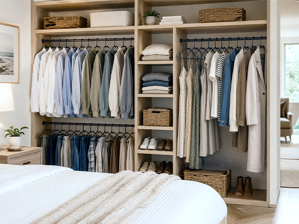 Black plastic hangers for Apartment - Storage Essential