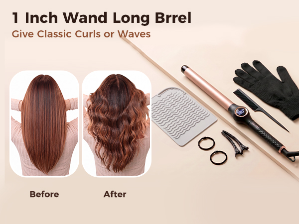 hair curling wand for short hair