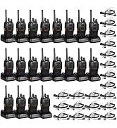 TIDRADIO TD-V2 Walkie Talkies for Adults with Earpiece 2 Way Radios Walkie Talkies Long Range Han...