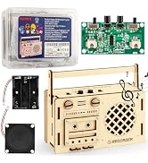 STEM Projects for Kids & Adults, Tape Deck Recorder Toy Set, DIY Science Experiment Electronics K...
