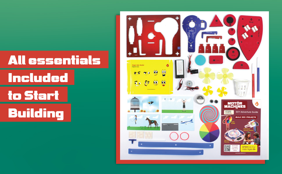 Build 20+ Motor Machines & DIY Engineering Projects