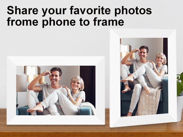 Frameo 10.1 inch Smart WiFi Digital Photo Frame