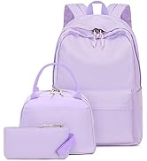 Bluboon School Backpack Set Girls Womens Laptop Bookbag Casual Daypack Fits 15 inch Laptop with L...