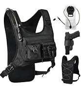 Hydration Running Vest Backpack with 2L Water Bladder - Lightweight & Reflective Chest Pack, Incl...