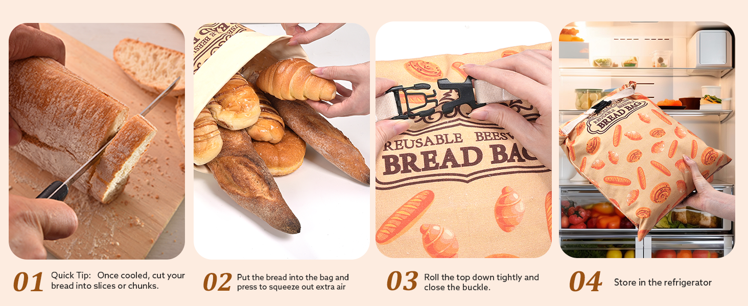 Beeswax bread bag
