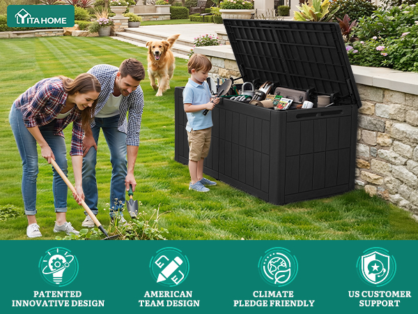 134 gallon deck box