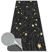 alissgorat Hot Yoga Towel Non Slip,Ultra-Absorbent Yoga Mat Towel,Soft with Printed Design,Machin...