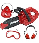Kids Toy Chainsaw with Sound | Toddler Landscaping Gardening Tools and Equipment | Includes Safet...