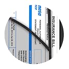 marble gray car documents holder, auto registration and insurance card holder