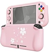 playvital ZealProtect Protective Case for Nintendo Switch Lite, Hard Shell Ergonomic Grip Cover f...
