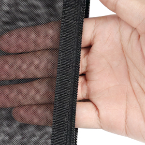 mesh cosmetic bags with zipper