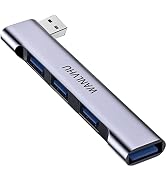 USB Hub for Laptop 4-Port, Portable USB 3.0 Hub USB Splitter, USB Multiport Adapter Expander for ...