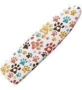 doginthehole Ironing Board Cover Dog Paw Print Stretchy Ironing Board Cover and Pad with Elastic ...