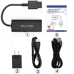 Wii to HDMI Converter adapter