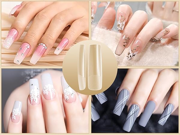 square gel x tips