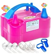 YEPVIE Balloon Pump Electric, 600W Professional Balloon Inflator with 8 Balloon Arch Kits, 2 Mode...