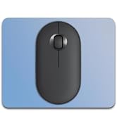 Dapesuom Small Mouse Pad, 5 x 6 Inch Thick Rubber Premium-Textured Non-Slip Portable & Washable M...