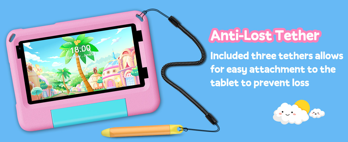 kid stylus with tether