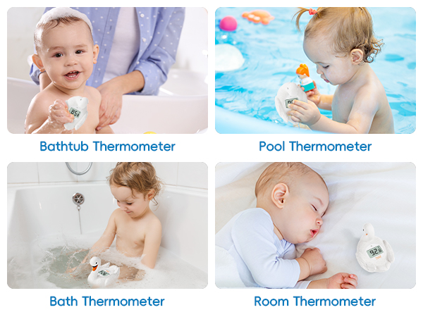 Safe Floating Bath Thermometer