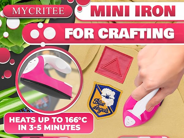 travel iron small iron portable iron mini iron for crafting mini heat press mini craft iron