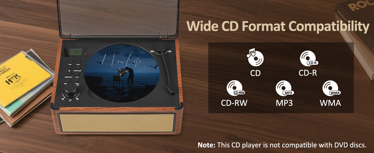 Wide Disc Compatibility