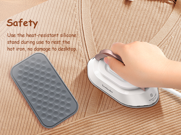 mat hand portable professional dual-voltage machine for cloth folding dry iron girl woman man kids