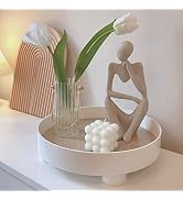 Dnoifne The Thinker Sculpture, Aquarium Ornaments, Abstract Sculpture Statue, Gift Art Decorative...