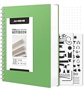 AHGXG Bullet Dotted Journal Spiral Notebook - 300 Pages Dot Grid Notebook B5 Thick Journal, 100GS...