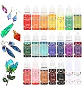 FUNSHOWCASE 21 Colors Epoxy Resin Pigment Translucent Liquid Colorant