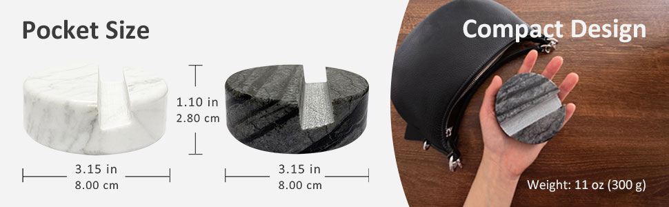 marble phone holder