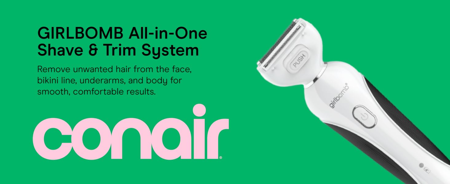 GIRLBOMB All-in-One Shave & Trim System