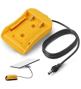 Starlink Mini Battery Adapter Compatible with DeWalt, Starlink Mini Power Cable for 18/ 20V Batte...