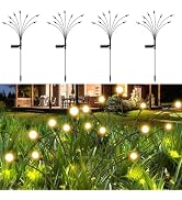 YShengMian Solar Garden Lights Outdoor Waterproof, 4 Pack 32 LED Decorative Solar Swaying Lights,...