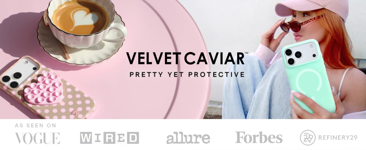 velvet caviar phone cases
