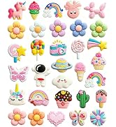 HDGOUIV 38 Pcs Different Charms, PVC Random Decoration Charms for Decoration