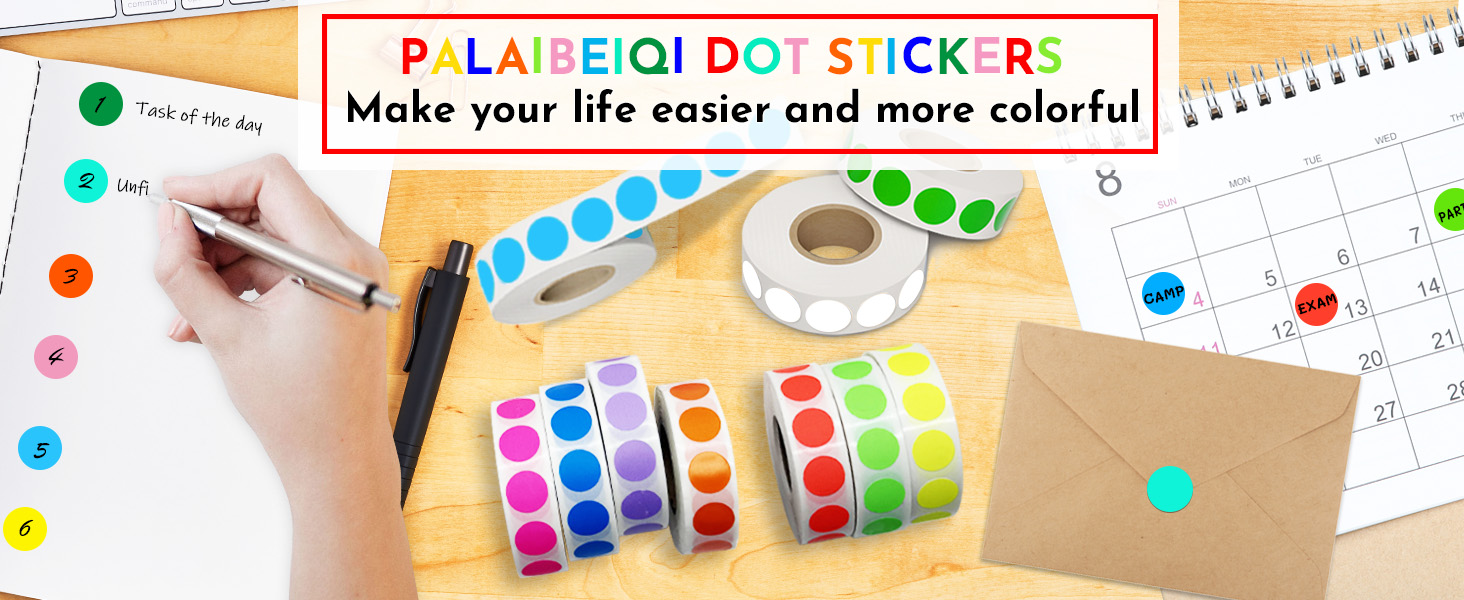 1/2 inch dot sticker