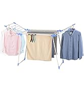 YUBELLES Clothes Drying Rack, Gullwing Laundry Rack, Collapsible, Space-Saving Laundry Rack, with...