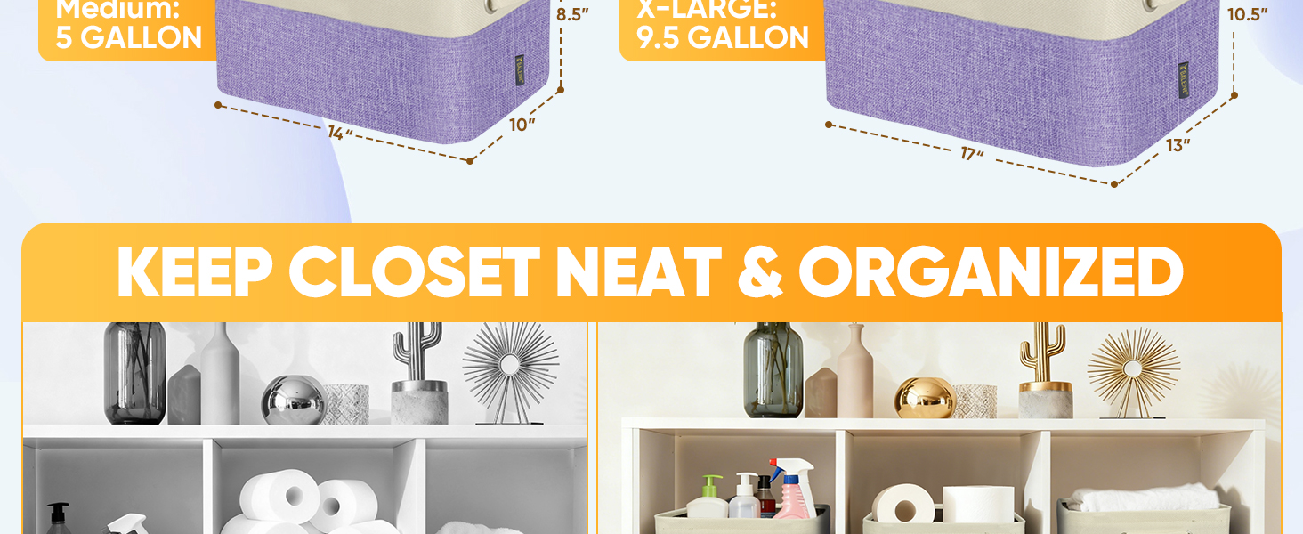 foldable storage baaskets