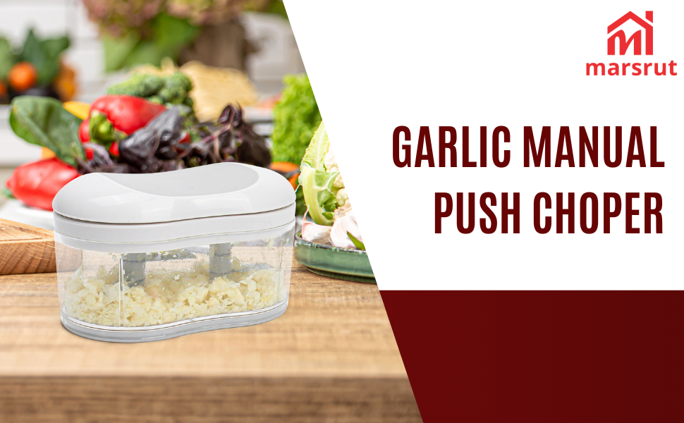 Push Chopper Garlic Manual Hand Press