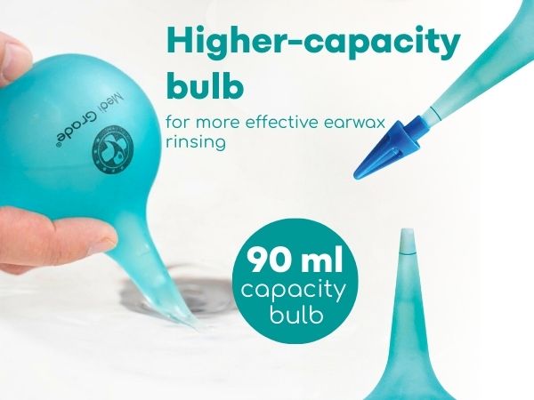 ear bulb syringe with bigger capacity