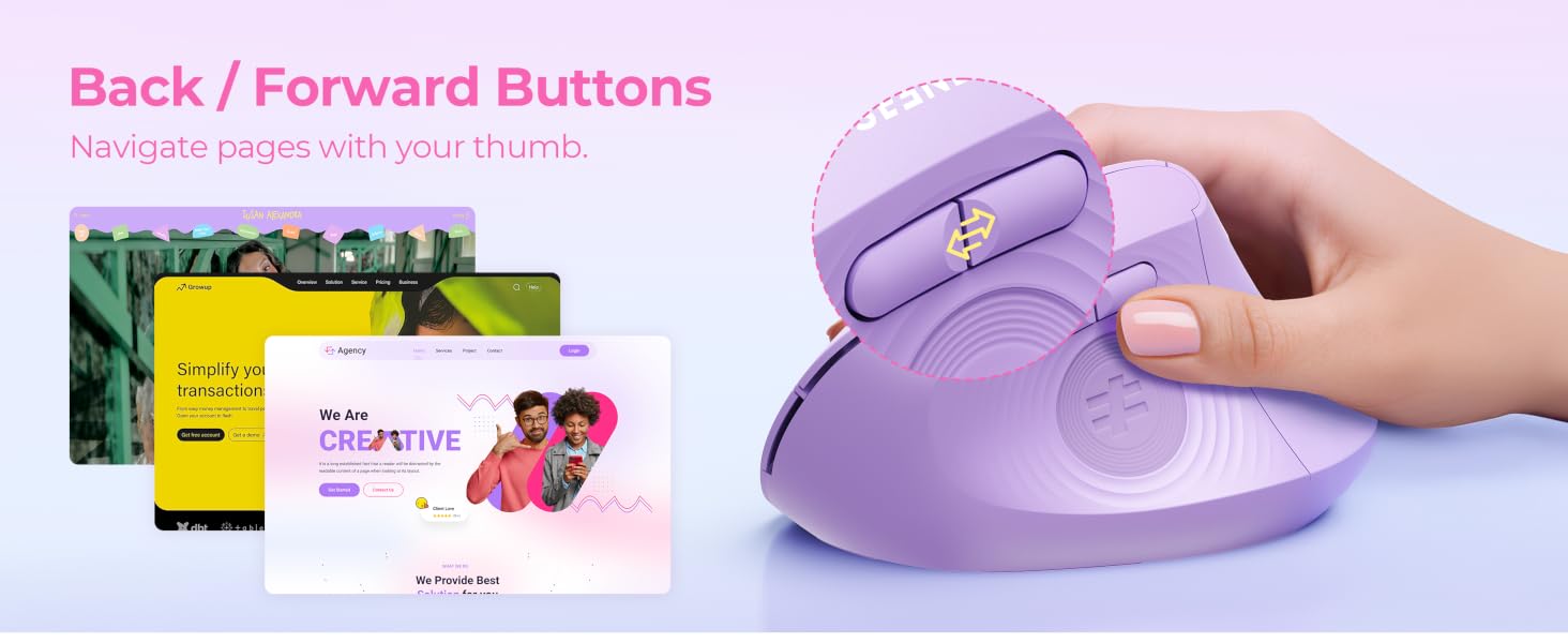 bluetooth ergonomic mouse
