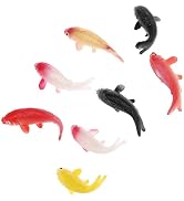 Abaodam 8pcs Dollhouse Toys Minature Dollhouse Micro Landscape Goldfish Dollhouse Goldfish Model ...