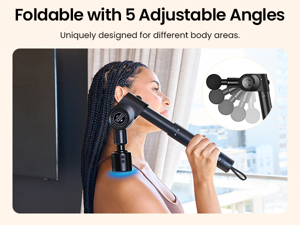 massage gun extended handle