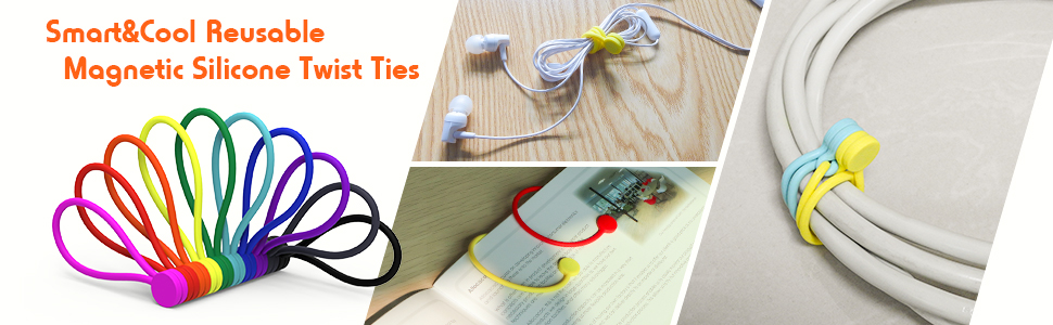 Magnetic Twist Ties-20pack New
