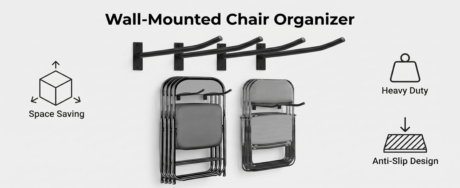 folding chair rack,folding chair storage,ladder storage