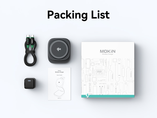 3 IN 1 WIRELESS CHARGING