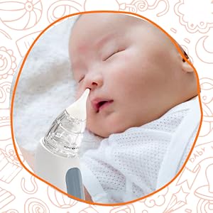 Baby With LittleTora Nasal Aspirator