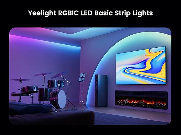 Smart RGBIC Light Strip for bedroom/ Livingroom/ Gaming Room/ Christmas